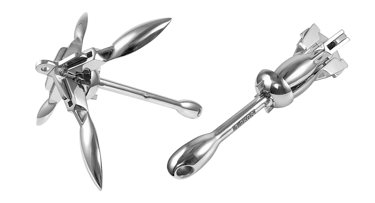ভাঁজ Grapnel নৌকা অ্যাঙ্কর সাইজিং চার্ট