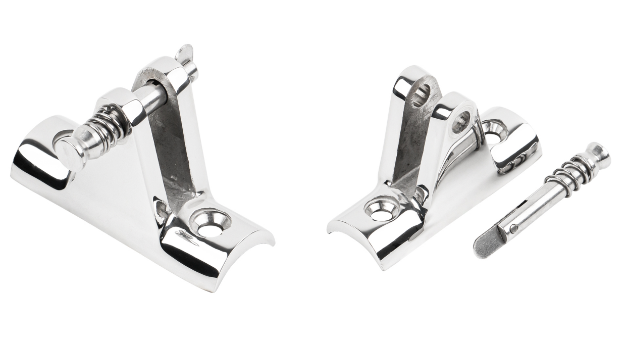 অ্যান্ডি মেরিন 316 স্টেইনলেস স্টিল অবতল বেস ডেক কব্জা