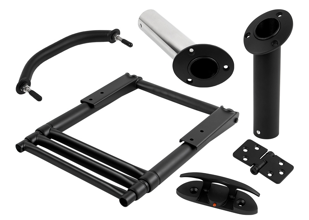 নতুন ম্যাট ব্ল্যাক মেরিন হার্ডওয়্যার পার্টস