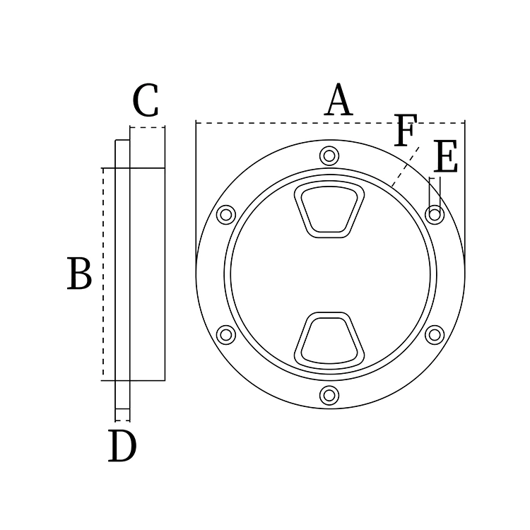 ABS Plastic Marine Thru Hull Fitting
