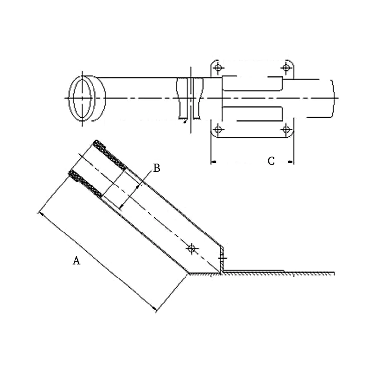 ABS Plastic Marine Thru Hull Fitting